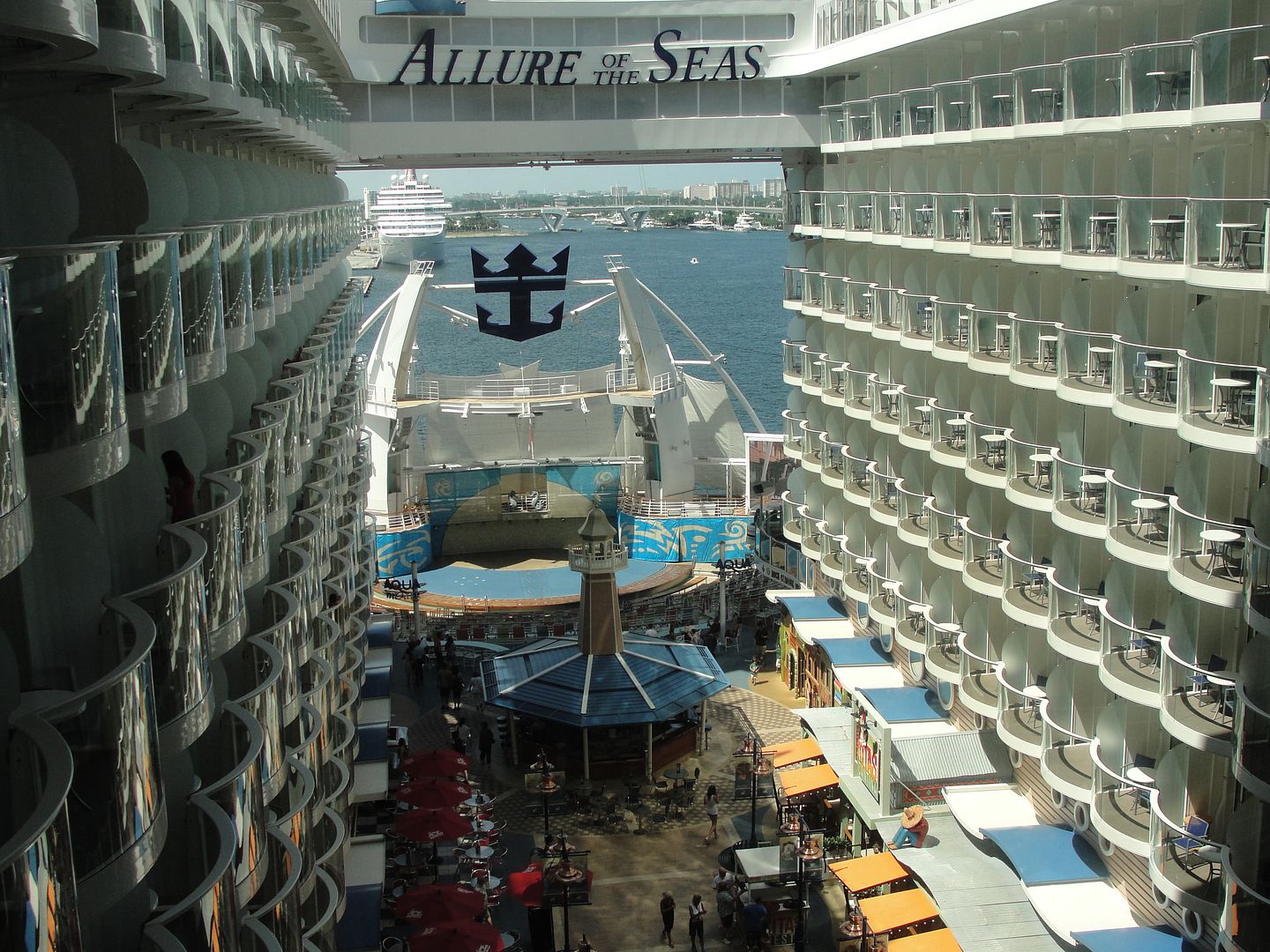 How is Neighborhood Balcony Stateroom Guarantee different than Central